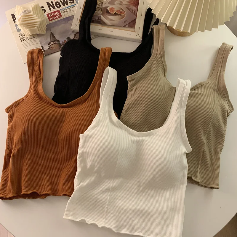 Suspender Vest for Women in Spring and Autumn with Breast Cushion Wrapped Around the Chest Pure Desire Spice Girl Beautiful Back
Suspender Vest for Women in Spring and Autumn with Breast Cushion Wrapped Around the Chest Pure Desire Spice Girl Beautiful Back
