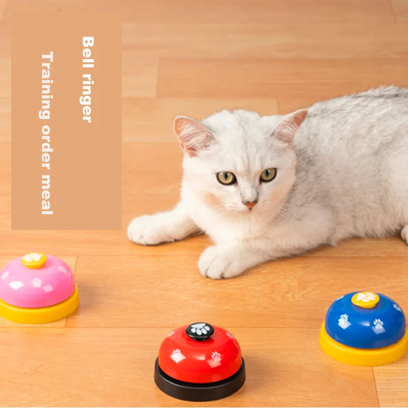 

Для домашних животных кота обучающая bellsDog заказа колокола игрушка учебный собачий ошейник для собак Следы домашних животных колокольчики