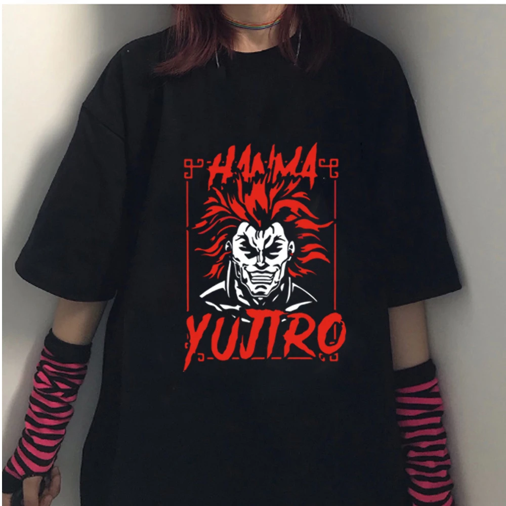 Аниме Смешные Baki the Grappler унисекс футболка с коротким рукавом Harajuku Yujiro Hanma футболки одежда
Аниме Смешные Baki the Grappler унисекс футболка с коротким рукавом Harajuku Yujiro Hanma футболки одежда