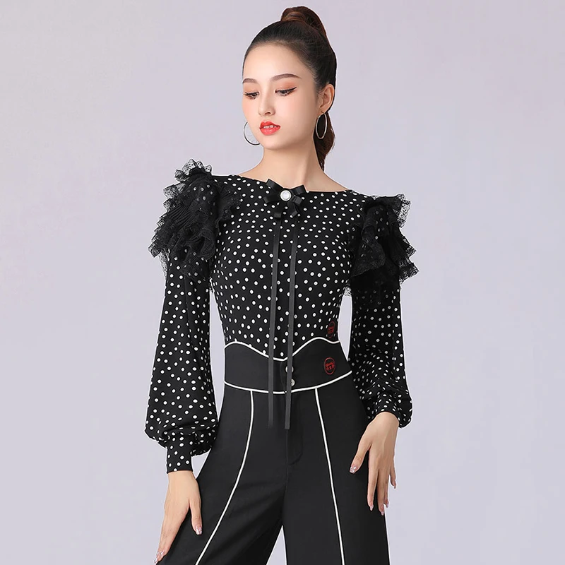 Новинка Костюм для тренировок по вальцу с длинными рукавами женская одежда для современных танцев бальные костюмы для латиноамериканских танцев трико топы
Новинка Костюм для тренировок по вальцу с длинными рукавами женская одежда для современных танцев бальные костюмы для латиноамериканских танцев трико топы