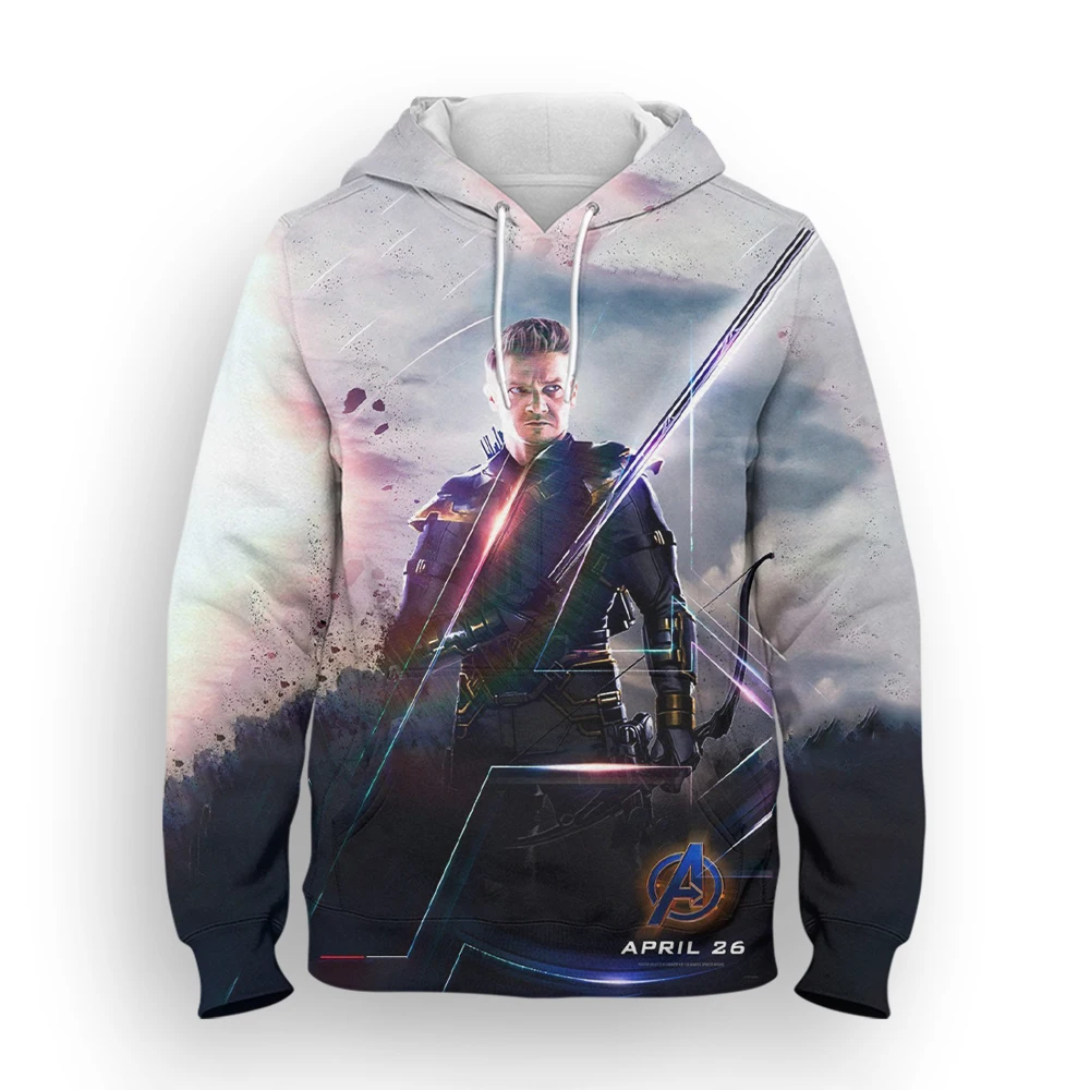 Классный Мужской свитшот Hawkeye Marvel, модные весенне-осенние женские толстовки с 3D принтом, детский спортивный костюм в стиле Харадзюку
Классный Мужской свитшот Hawkeye Marvel, модные весенне-осенние женские толстовки с 3D принтом, детский спортивный костюм в стиле Харадзюку