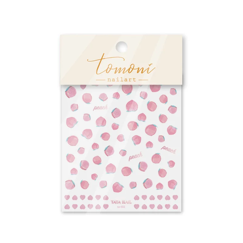 Fruit peach embossed3D three-dimensional Japanese nail art decoration New technology nail stickers decals for nails
Fruit peach embossed3D three-dimensional Japanese nail art decoration New technology nail stickers decals for nails