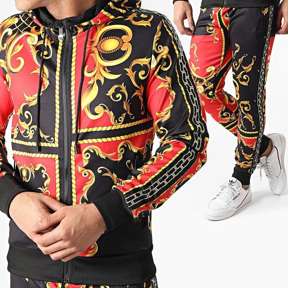 Men's Sports Suit Long-Sleeved Top with Zipper Jogging Pants 2-Piece Set of High Quality 3D Fashion New 2021 Spring and Autumn S
Men's Sports Suit Long-Sleeved Top with Zipper Jogging Pants 2-Piece Set of High Quality 3D Fashion New 2021 Spring and Autumn S