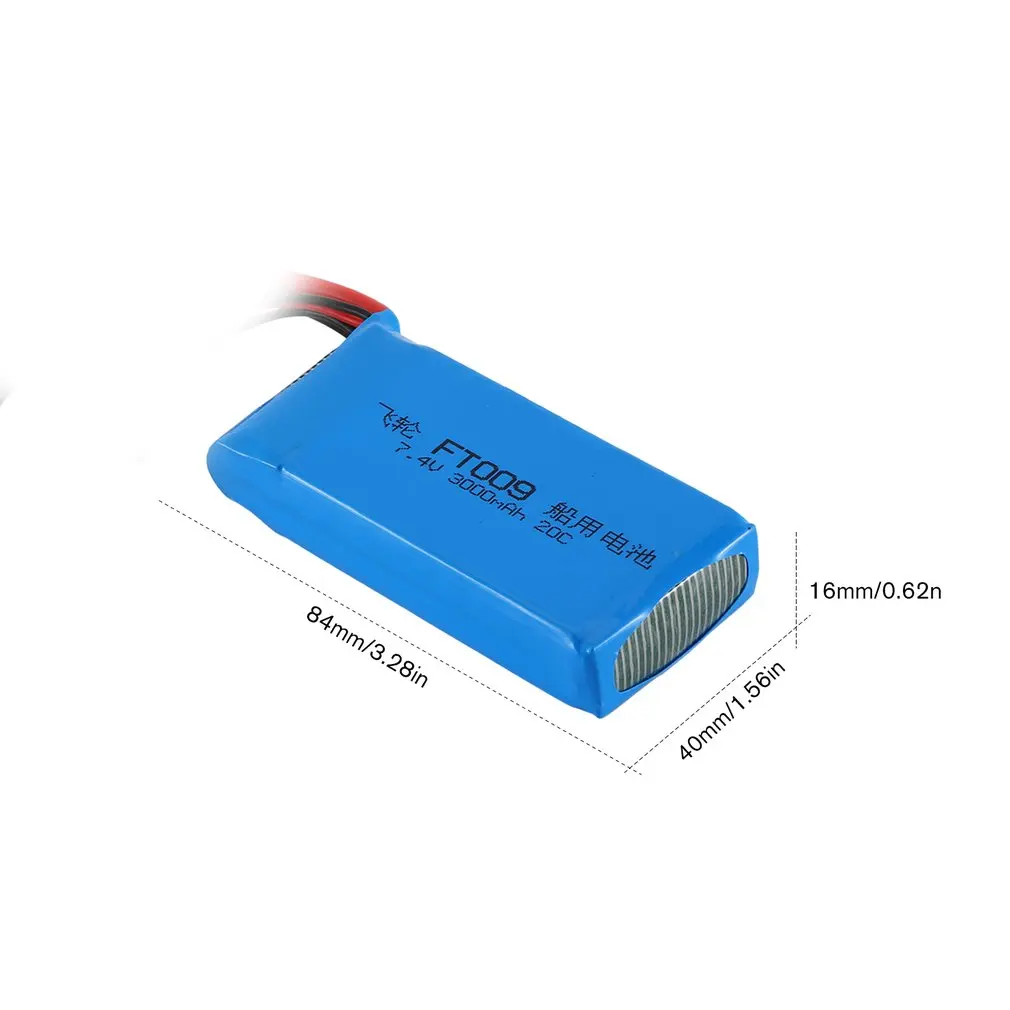3000MAH 7.4V 20C 2S 2P Plug RC Boat Lipo-Battery Rechargerable Battery For FT009 High Speed Remote Control Boat
3000MAH 7.4V 20C 2S 2P Plug RC Boat Lipo-Battery Rechargerable Battery For FT009 High Speed Remote Control Boat