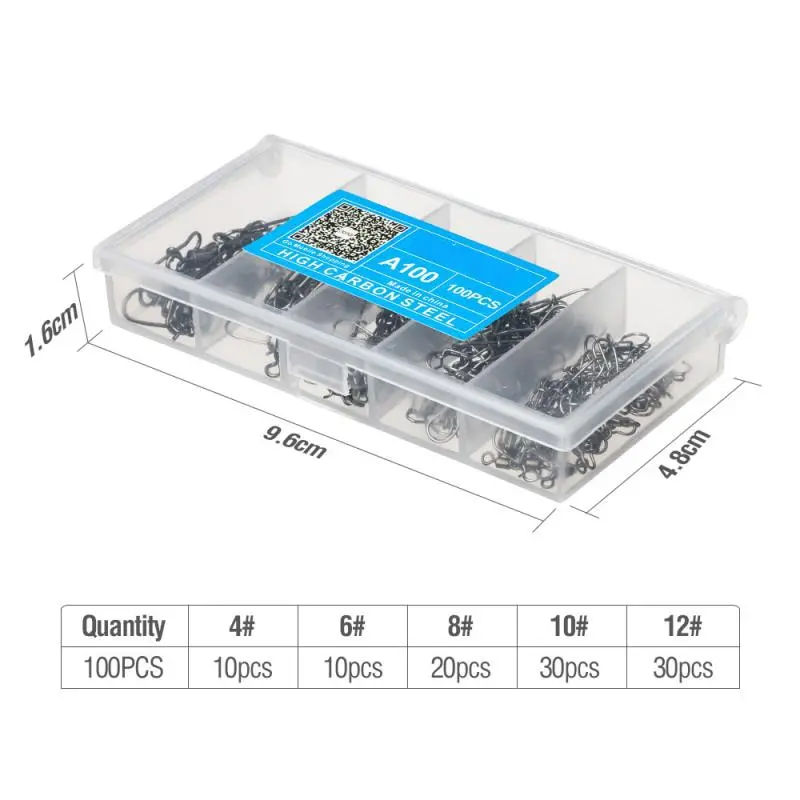 50-100pcs/lots Size #4-#12 Fishing Hook Jig Hooks with Hole Fly Fishing Tackle Box Carbon Steel Fishhooks Fishing lure Tackles
50-100pcs/lots Size #4-#12 Fishing Hook Jig Hooks with Hole Fly Fishing Tackle Box Carbon Steel Fishhooks Fishing lure Tackles