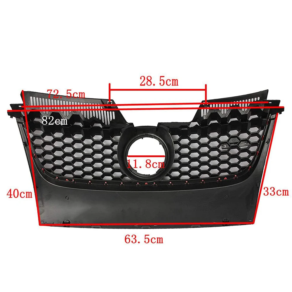 Решетки для гриля переднего бампера Volkswagen Golf v Mk5 Jetta Gti Gt Sport 2006 2007 2008 2009 |