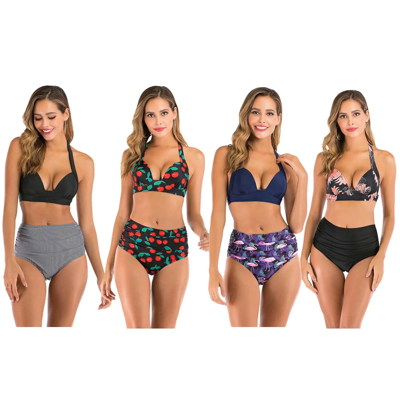 Сексуальный купальник бикини Высокая Талия, бикини, пуш-ап с лямкой на шее купальники Для женщин плавательный ванный комплект набор микро-б...
Сексуальный купальник бикини Высокая Талия, бикини, пуш-ап с лямкой на шее купальники Для женщин плавательный ванный комплект набор микро-б...