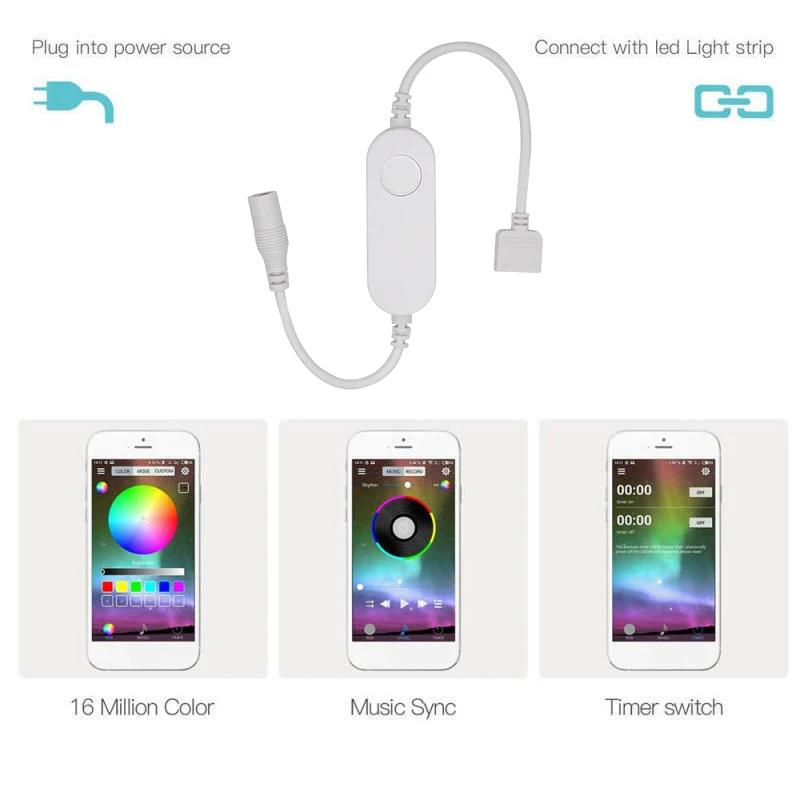 Smart Life Wifi Smart Light Strip Controller RGB 4 Pins Smart Home Automaiton Wireless Remote Control For Alexa Google Home
Smart Life Wifi Smart Light Strip Controller RGB 4 Pins Smart Home Automaiton Wireless Remote Control For Alexa Google Home
