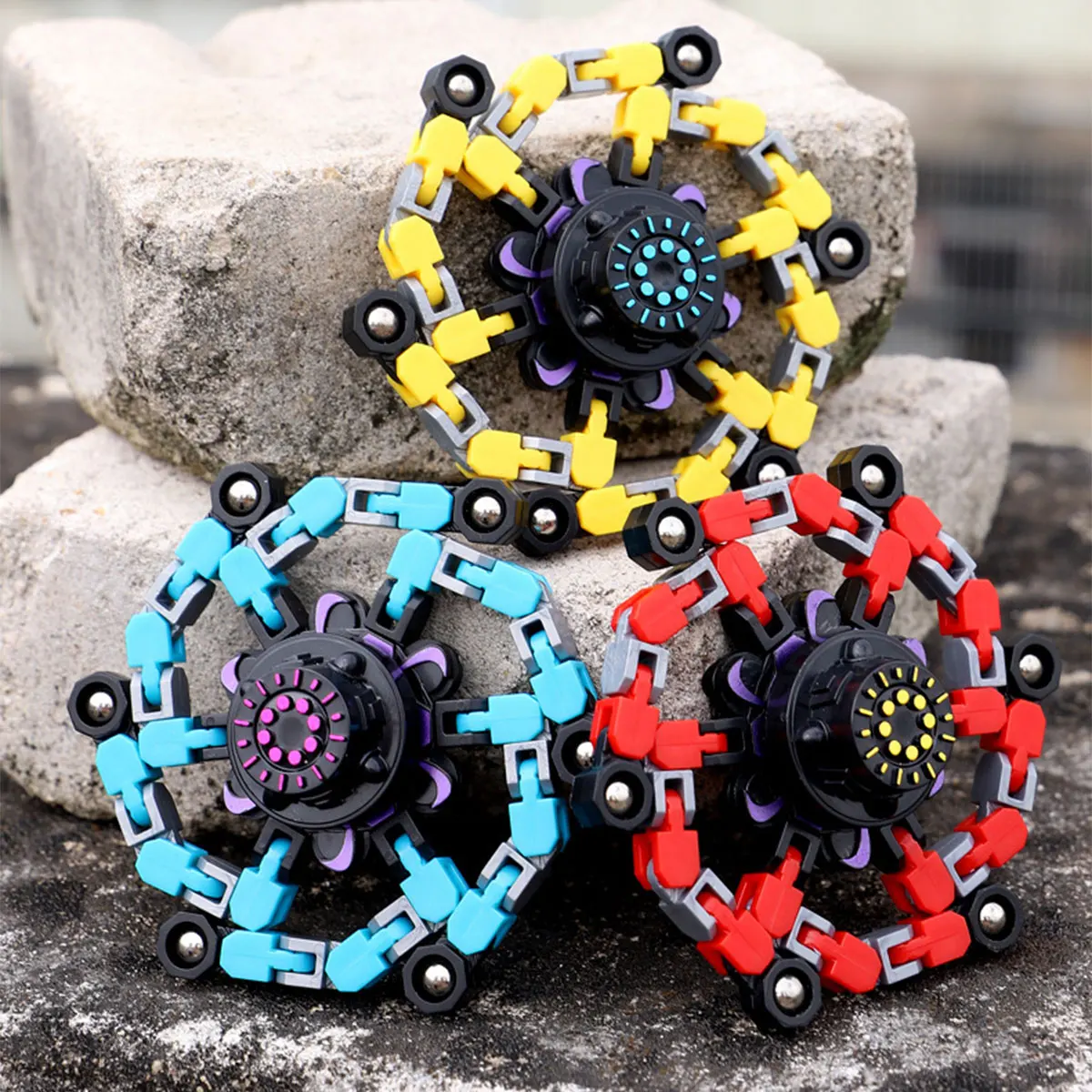 Kids Deformable Fingertip Spin Top Fidget Spinner Toy Transformable Chain Mechanical Gyro Stress Relief Toy
Kids Deformable Fingertip Spin Top Fidget Spinner Toy Transformable Chain Mechanical Gyro Stress Relief Toy