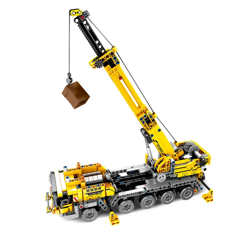 701800 Technic Excavator Compatible DIY City Lifting Crane Truck Machine MOC 8421 Construction Building Blocks
701800 Technic Excavator Compatible DIY City Lifting Crane Truck Machine MOC 8421 Construction Building Blocks