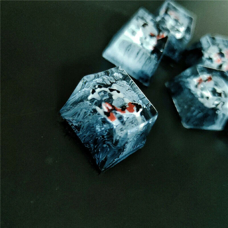 Koi Fish Resin Keycap Backlit Keycaps for Cherry MX White Black 1U 2.25U 2.75U SA Space Bar Enter Key + Shift Key
Koi Fish Resin Keycap Backlit Keycaps for Cherry MX White Black 1U 2.25U 2.75U SA Space Bar Enter Key + Shift Key