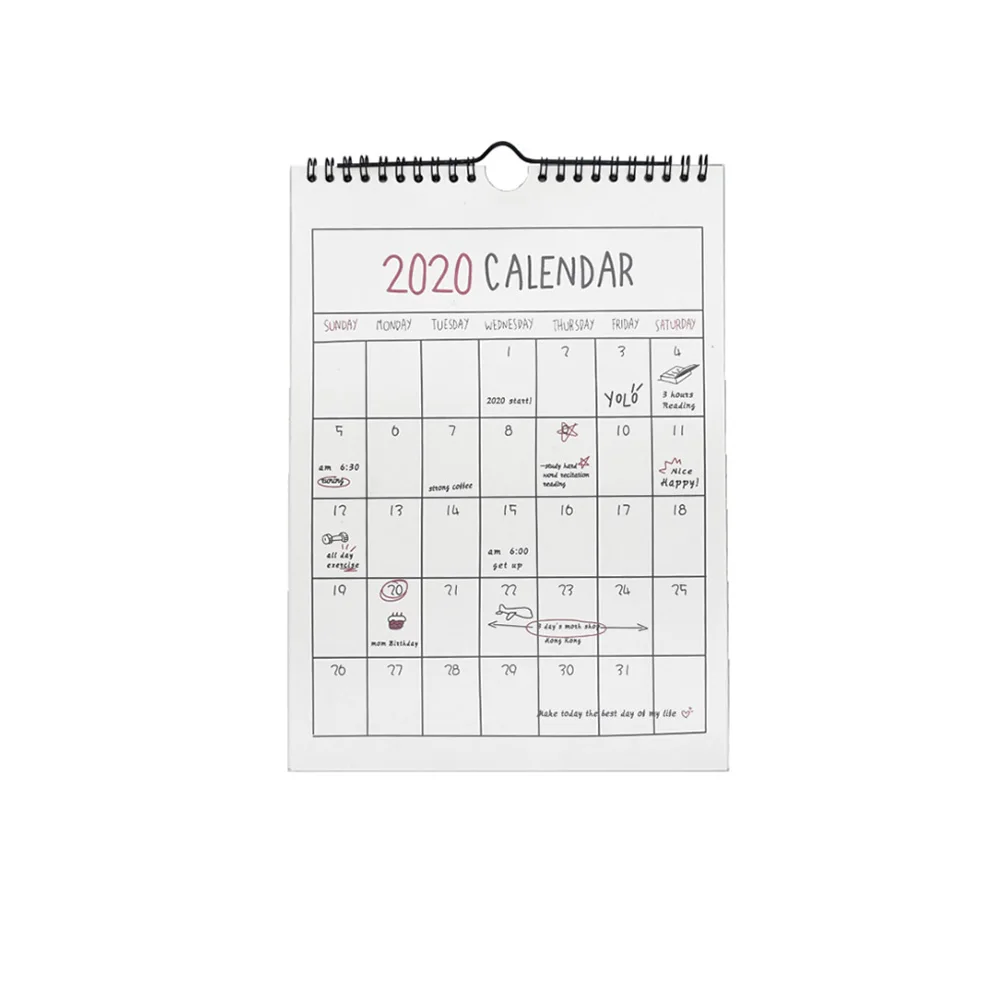 2020 Hanging Monthly Daily Schedule Organizer Academic Desktop Wall Calendar Cartoon Annual Planner Hand Drawing Paper 365 Days
2020 Hanging Monthly Daily Schedule Organizer Academic Desktop Wall Calendar Cartoon Annual Planner Hand Drawing Paper 365 Days
