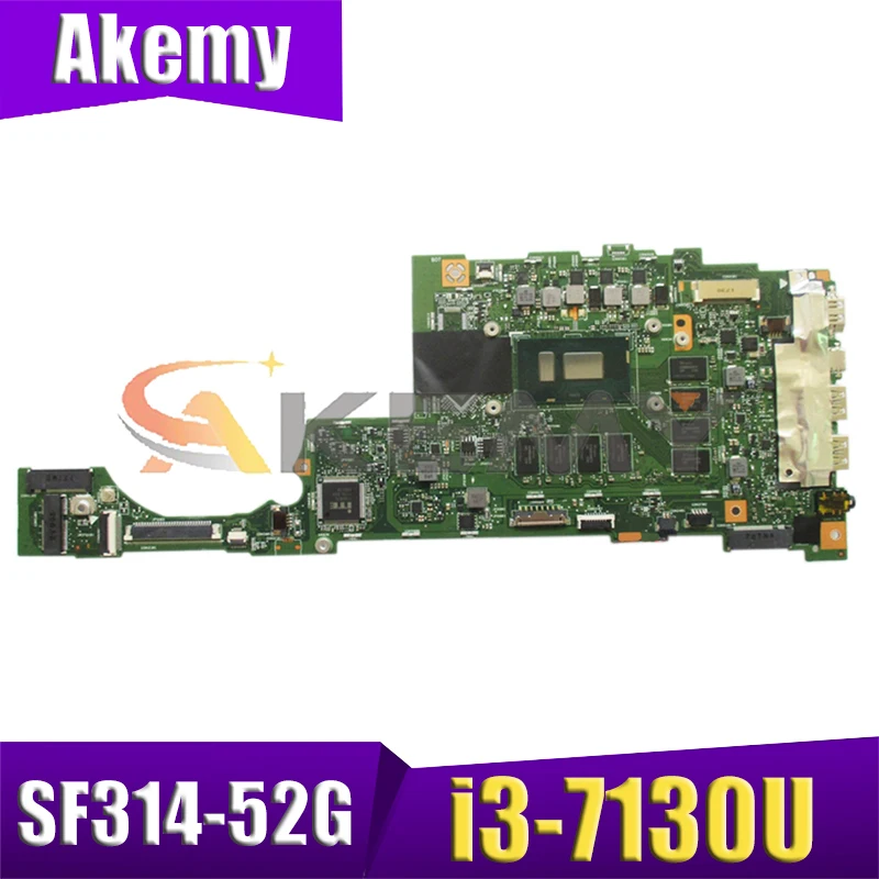 

AKEMY SU4EA REV 2.0 NB.GNU11.00A NBGNU1100A for Acer Swift 3 SF314-52G SF314-52 laptop motherboard SR3JY i3-7130U 8G