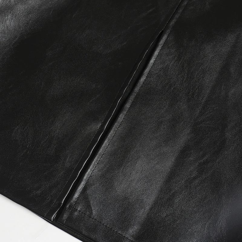 Black PU Leather Skirt Women 2021 New Midi Sexy High Waist Bodycon Split Skirt Office Pencil Skirt Knee Length Plus Size
Black PU Leather Skirt Women 2021 New Midi Sexy High Waist Bodycon Split Skirt Office Pencil Skirt Knee Length Plus Size