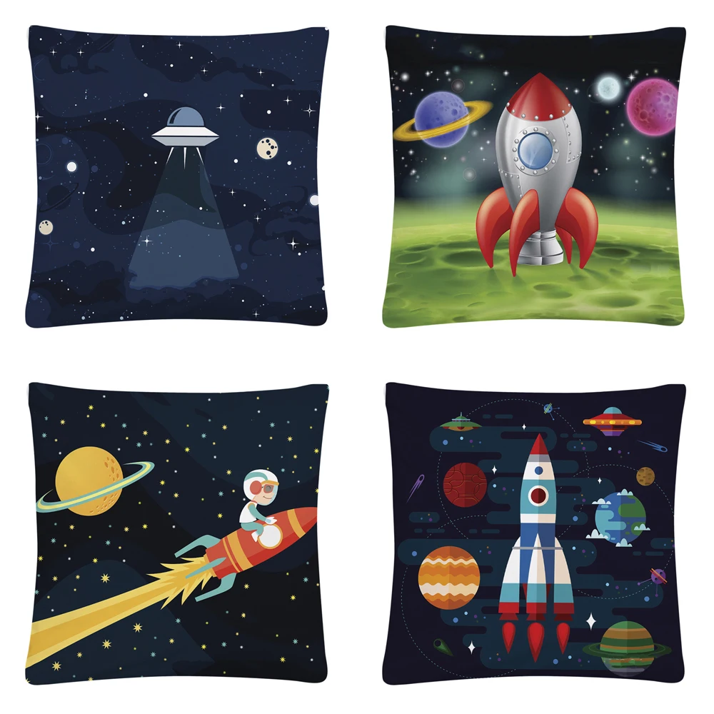 Simple and cute cartoon rocket pattern Soft Short Plush Cushion Cover Pillow Case for Home Sofa Car Decor Pillowcase 45X45cm
Simple and cute cartoon rocket pattern Soft Short Plush Cushion Cover Pillow Case for Home Sofa Car Decor Pillowcase 45X45cm