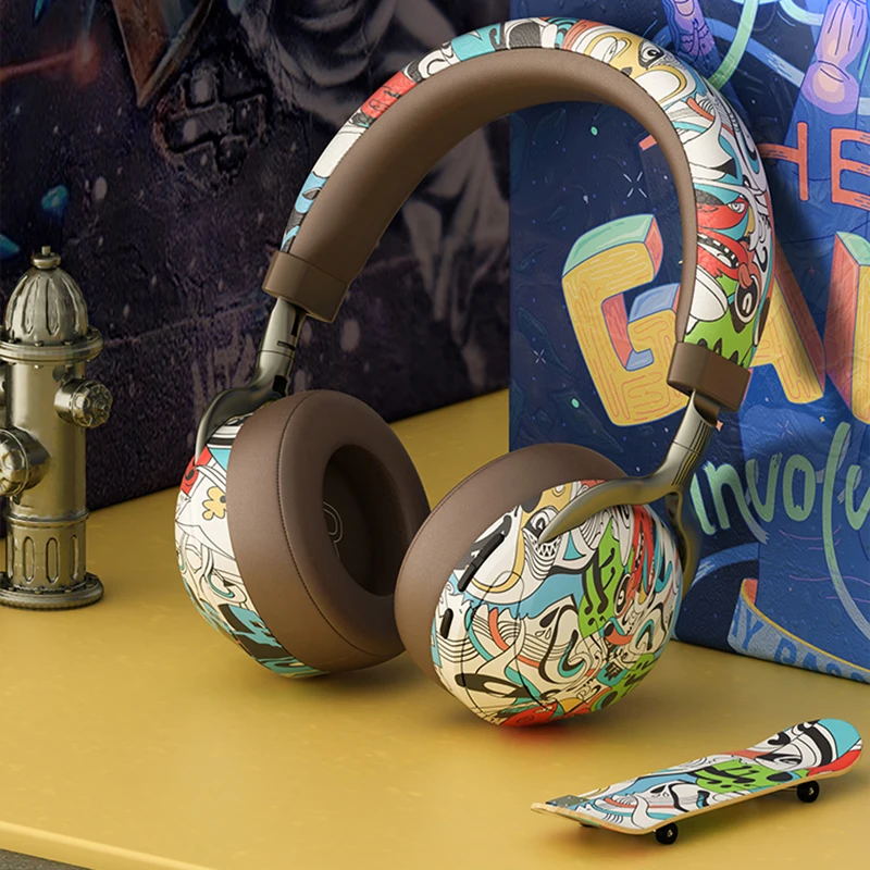 2021 New Wireless Bluetooth Colorful Graffiti Headphones TF Card FM Radio Music Earphone Deep Bass HIFI Stereo Gamer Headset
2021 New Wireless Bluetooth Colorful Graffiti Headphones TF Card FM Radio Music Earphone Deep Bass HIFI Stereo Gamer Headset