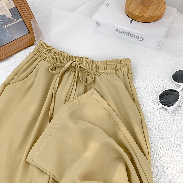Summer Chiffon Pants Korean Women High Waist Casual Wide Leg Pants Woman Streetwear Baggy Bottoms Sweatpants
Summer Chiffon Pants Korean Women High Waist Casual Wide Leg Pants Woman Streetwear Baggy Bottoms Sweatpants