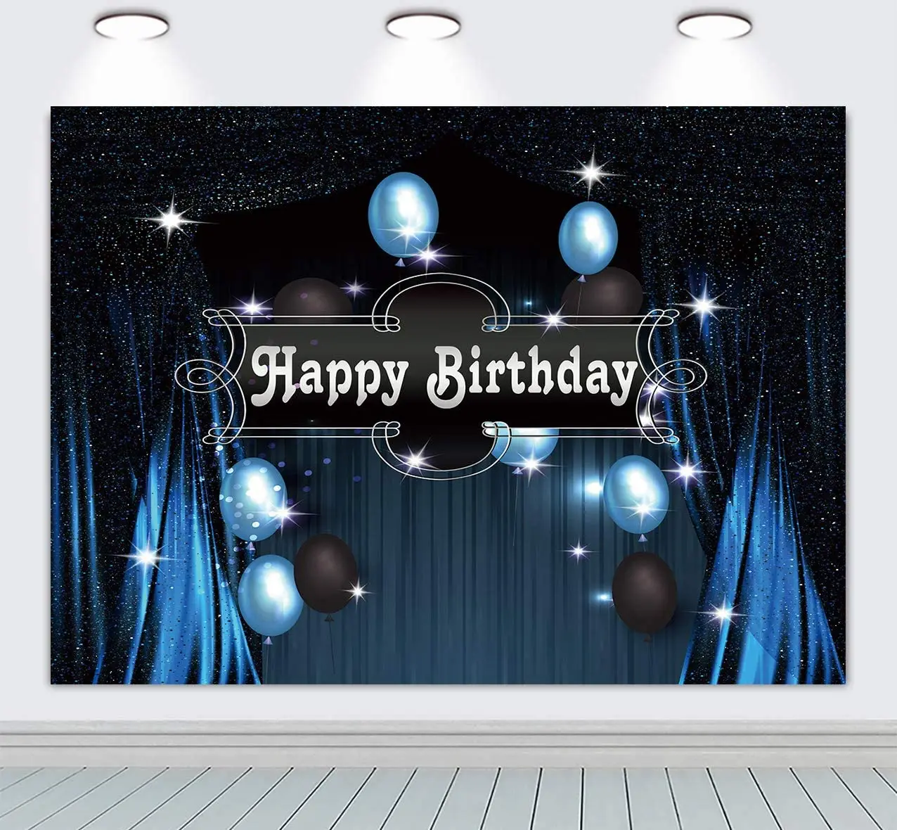 Starry Sky Curtain Party Photography Backdrop Black Blue Glitter Stars Ballons Happy Birthday Spark Theater Curtains Background
Starry Sky Curtain Party Photography Backdrop Black Blue Glitter Stars Ballons Happy Birthday Spark Theater Curtains Background