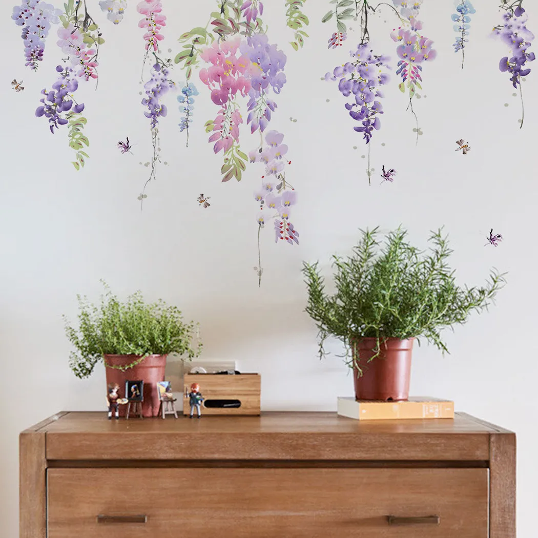 Colorful Floral Plants Flowers Butterfly Wall Sticker Art Decal Home Decoration Wall Decals Room Interior
Colorful Floral Plants Flowers Butterfly Wall Sticker Art Decal Home Decoration Wall Decals Room Interior