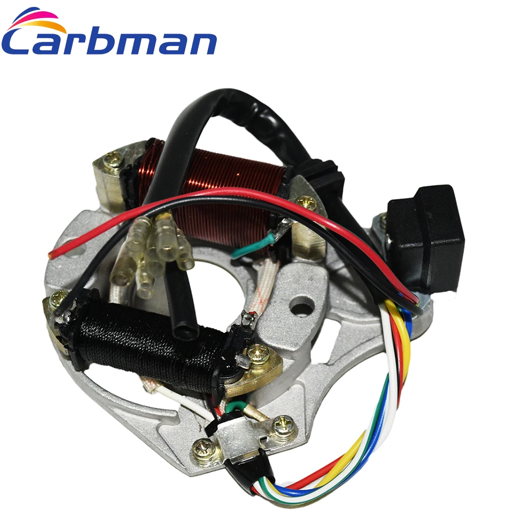 Carbman Magneto Stator Plate For 50cc 70cc 110cc 125cc Chinese Dirt Bike ATV Go Kart 2 coil Auto Parts
Carbman Magneto Stator Plate For 50cc 70cc 110cc 125cc Chinese Dirt Bike ATV Go Kart 2 coil Auto Parts