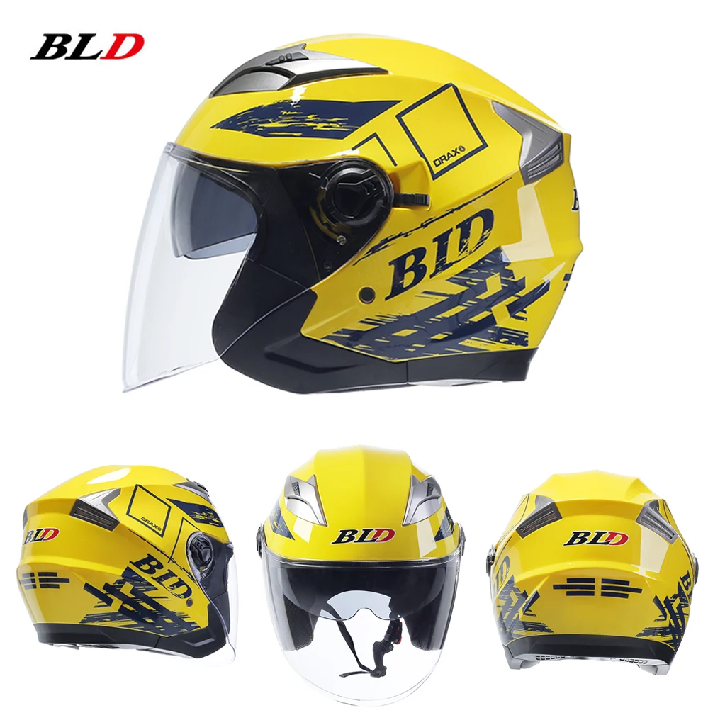 BLD Half Face Motorcycle Helmet With Double Lens ABS Safety Electric Motorbike Scooter Racing Riding Jet Casque Casco Moto DOT
BLD Half Face Motorcycle Helmet With Double Lens ABS Safety Electric Motorbike Scooter Racing Riding Jet Casque Casco Moto DOT