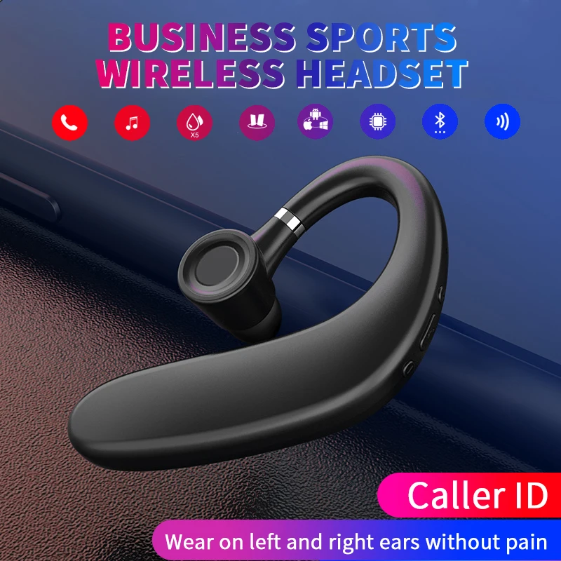 Unilateral Hanging Ear Wireless Bluetooth 5.0 Driving Business Stereo Headset Intelligent Noise Reduction High-quality Headphone
Unilateral Hanging Ear Wireless Bluetooth 5.0 Driving Business Stereo Headset Intelligent Noise Reduction High-quality Headphone