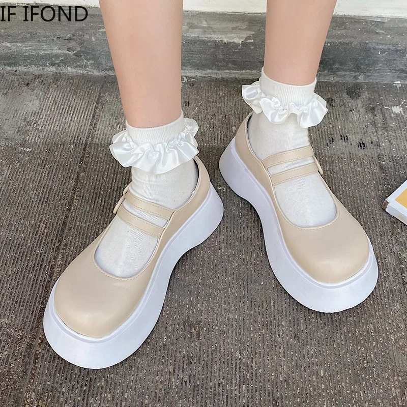 IF IFOND Japanese Style Mary Jane Shoes Women Girls High Heel Platform Shoes Woman Fashion Round Toe Pump Buckle College Student
IF IFOND Japanese Style Mary Jane Shoes Women Girls High Heel Platform Shoes Woman Fashion Round Toe Pump Buckle College Student