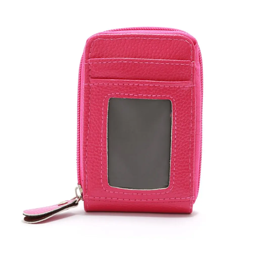 Korean Women's Short Card Case Oil Leather Organ Card Case Vertical Version Practical And Beautiful Ladies Clutch
Korean Women's Short Card Case Oil Leather Organ Card Case Vertical Version Practical And Beautiful Ladies Clutch