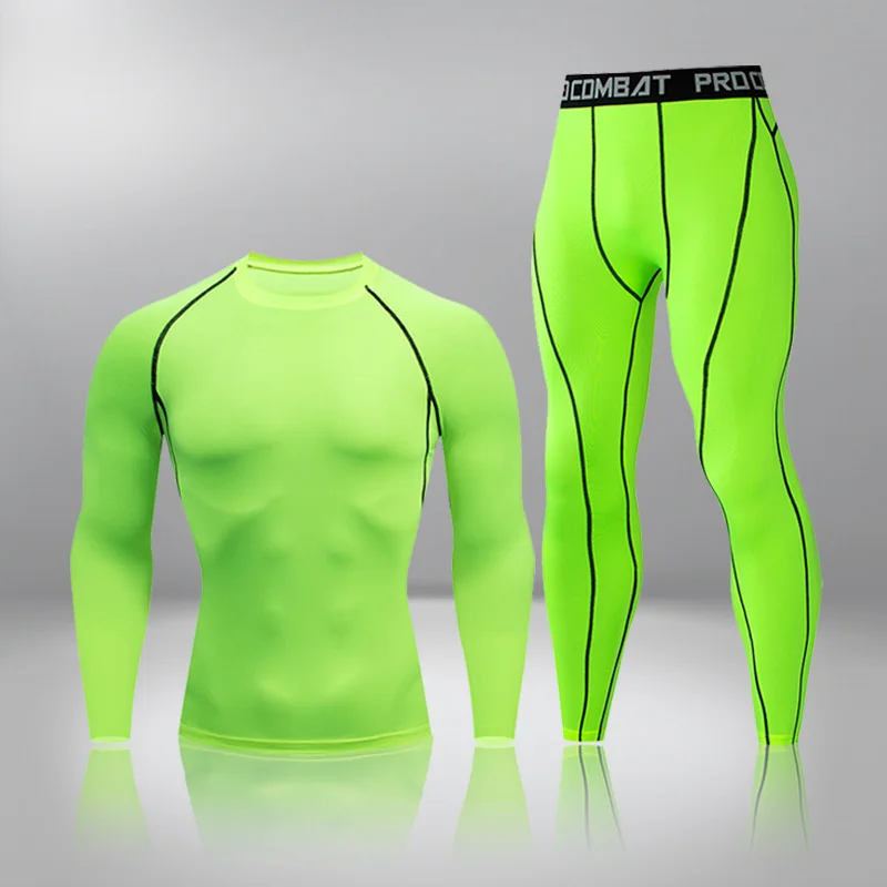 Sports Running Suit Men's Workout Clothing Warm Sweat Suit Training Suits Set Compression MMA Tights 2-pc Set Tracksuits Male
Sports Running Suit Men's Workout Clothing Warm Sweat Suit Training Suits Set Compression MMA Tights 2-pc Set Tracksuits Male