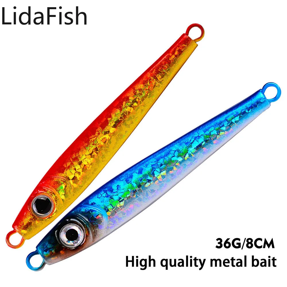Lidafish 36G/8CM 1pcs Metal Spoon Casting Jigging Fishing Lure Slow Lead Fish Sea Bass Hard Artificial Bait 
Lidafish 36G/8CM 1pcs Metal Spoon Casting Jigging Fishing Lure Slow Lead Fish Sea Bass Hard Artificial Bait