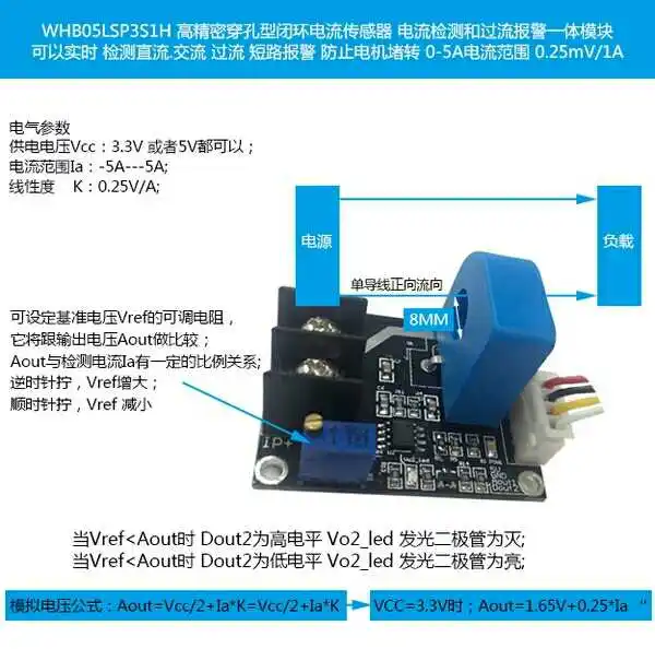 WHB05LSP3S1H Precision Perforated Closed-loop Current Detection and Current Limiting Integrated Module-5A-5A
WHB05LSP3S1H Precision Perforated Closed-loop Current Detection and Current Limiting Integrated Module-5A-5A