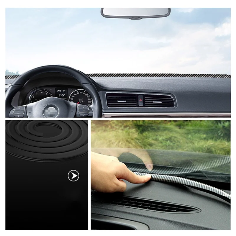 Car Rubber Sound Seal Strip 1.6M Dashboard Insulation Auto Windshield Edges Gap Sealing Strips Car Interior Accessories
Car Rubber Sound Seal Strip 1.6M Dashboard Insulation Auto Windshield Edges Gap Sealing Strips Car Interior Accessories