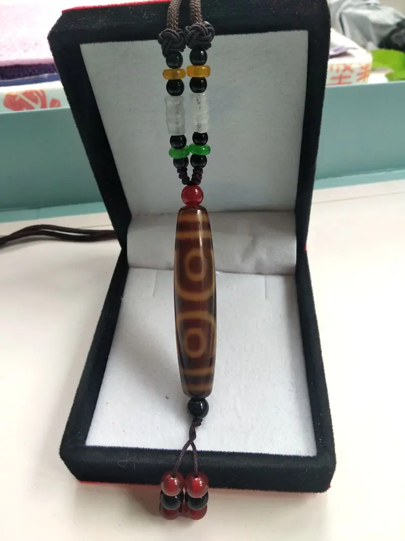 Nature Tibetan Dzi Bead Pendant Phoenix Eye Three Eyes Hanging Amulet Energy Lucky Necklace Bless
Nature Tibetan Dzi Bead Pendant Phoenix Eye Three Eyes Hanging Amulet Energy Lucky Necklace Bless