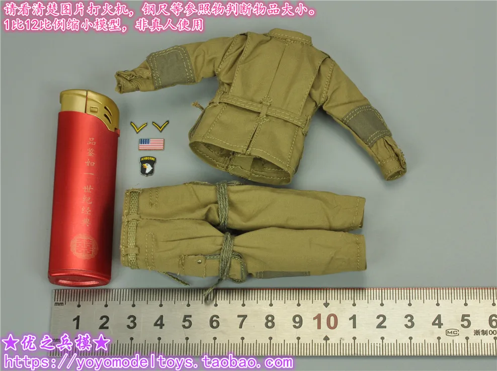 1/12 scale soldier DID XA80001 U.S. 101st Airborne Division Ryan uniform 6 inch action figure body model accessories
1/12 scale soldier DID XA80001 U.S. 101st Airborne Division Ryan uniform 6 inch action figure body model accessories