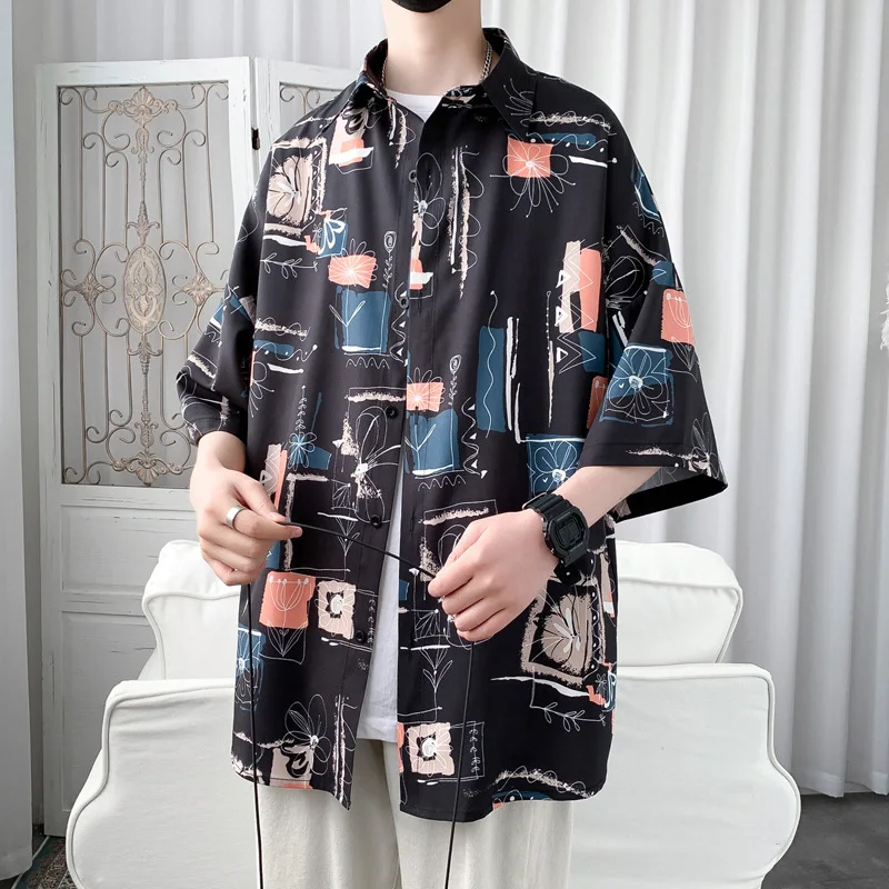 Summer Floral HOLIDAY Beach HIP HOP Turn-down Collar Short Casual Man Shirts Dress Shirt Men Linen Free Shipping Hipster M-3XL
Summer Floral HOLIDAY Beach HIP HOP Turn-down Collar Short Casual Man Shirts Dress Shirt Men Linen Free Shipping Hipster M-3XL
