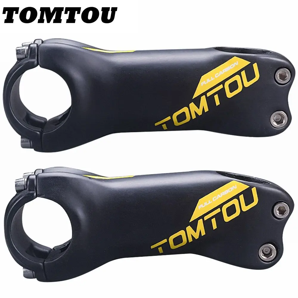 TOMTOU Full Carbon Fiber Stem Bike Road or Mountain Bicycle Stems MTB Cycling Accessories Handlebar Clamp 31.8mm UD Matte Yellow 
TOMTOU Full Carbon Fiber Stem Bike Road or Mountain Bicycle Stems MTB Cycling Accessories Handlebar Clamp 31.8mm UD Matte Yellow