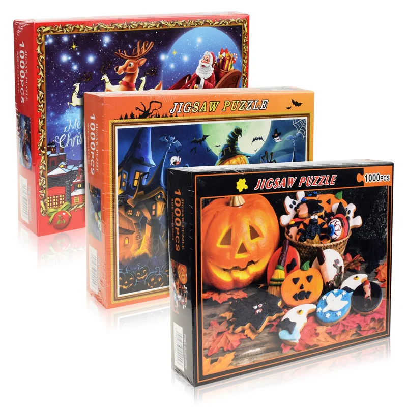 1000 Pieces Jigsaw Puzzles Educational Toys Scenery Halloween Educational Puzzle Toy For Kids/Adults Christmas Halloween Gift
1000 Pieces Jigsaw Puzzles Educational Toys Scenery Halloween Educational Puzzle Toy For Kids/Adults Christmas Halloween Gift