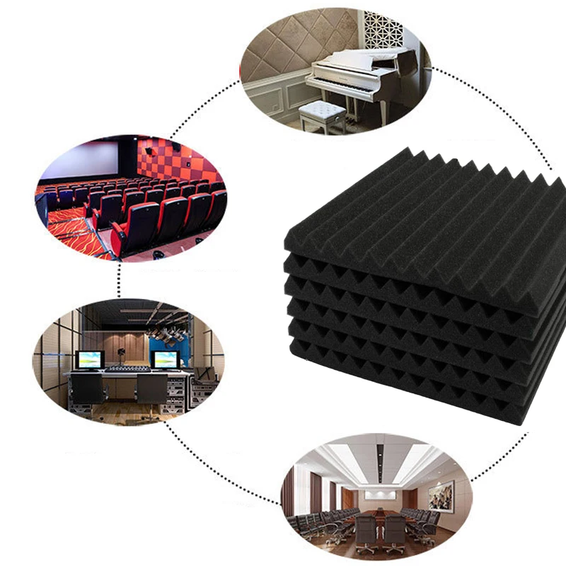 Proofing Protective Sponge Soundproof Absorption Treatment Panel 10PCS 300x300x25mm Studio Acoustic Foam Sound Foam Sound
Proofing Protective Sponge Soundproof Absorption Treatment Panel 10PCS 300x300x25mm Studio Acoustic Foam Sound Foam Sound