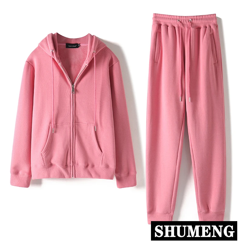 High Quality Autumn Winter Women Fleece Sportwear 2 Piece Set Casual Thick Velvet Cashmere Sweatpants Solid Tracksuit Joggers
High Quality Autumn Winter Women Fleece Sportwear 2 Piece Set Casual Thick Velvet Cashmere Sweatpants Solid Tracksuit Joggers