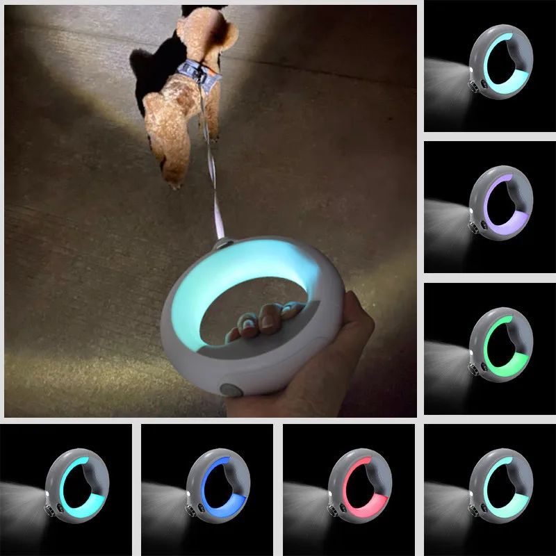 Fashion Hands Free Pet Dog Leash with LED Light Poop Bag 7 Colors Breathing Light Nylon Pet Dog Leash Lead Walking Traction Rope
Fashion Hands Free Pet Dog Leash with LED Light Poop Bag 7 Colors Breathing Light Nylon Pet Dog Leash Lead Walking Traction Rope