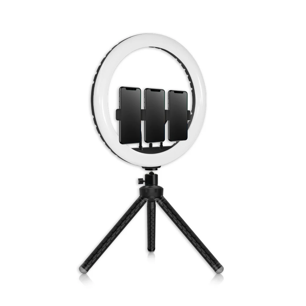 12inch LED Light with Phone Holder & Tripod Stepless Dimmable LED Light Set for Live Streaming
12inch LED Light with Phone Holder & Tripod Stepless Dimmable LED Light Set for Live Streaming