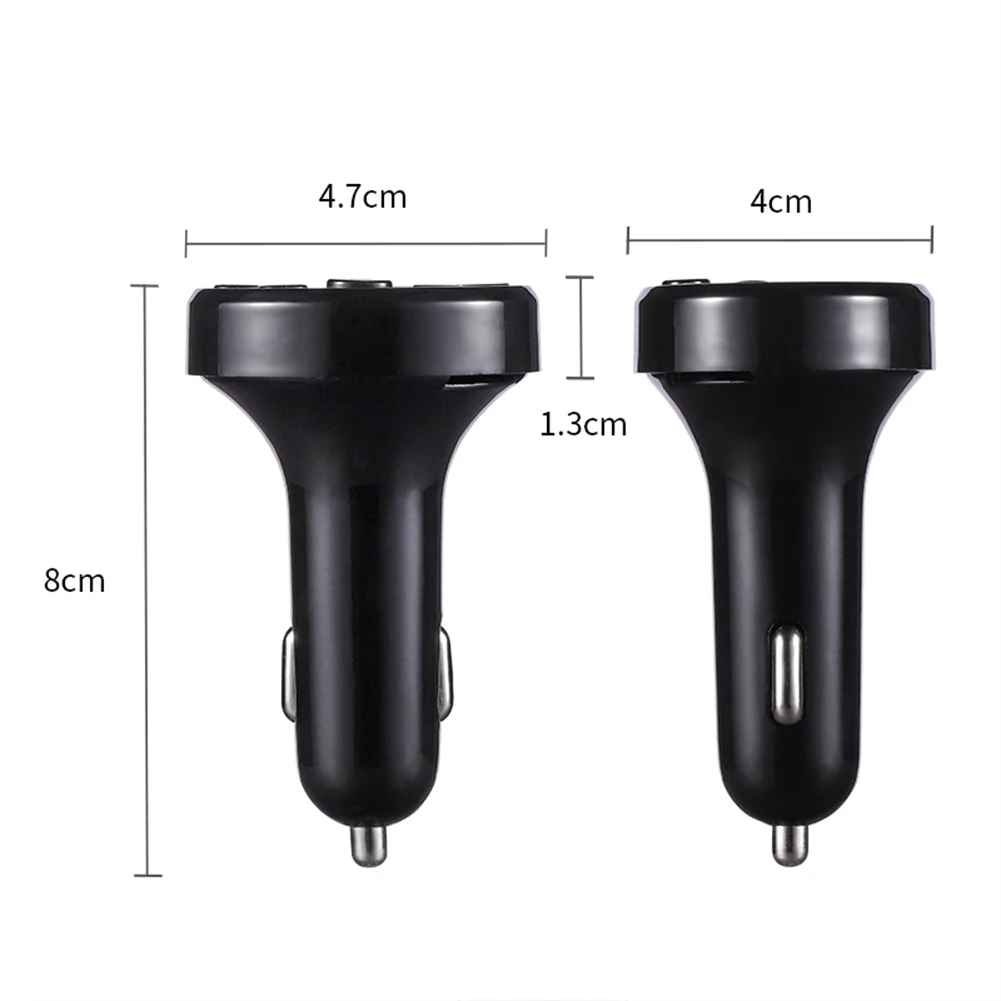Practical Car FM Transmitter Durable Multi-functional Classic Bluetooth Handsfree Audio MP3 Player 3.1A USB Charger
Practical Car FM Transmitter Durable Multi-functional Classic Bluetooth Handsfree Audio MP3 Player 3.1A USB Charger