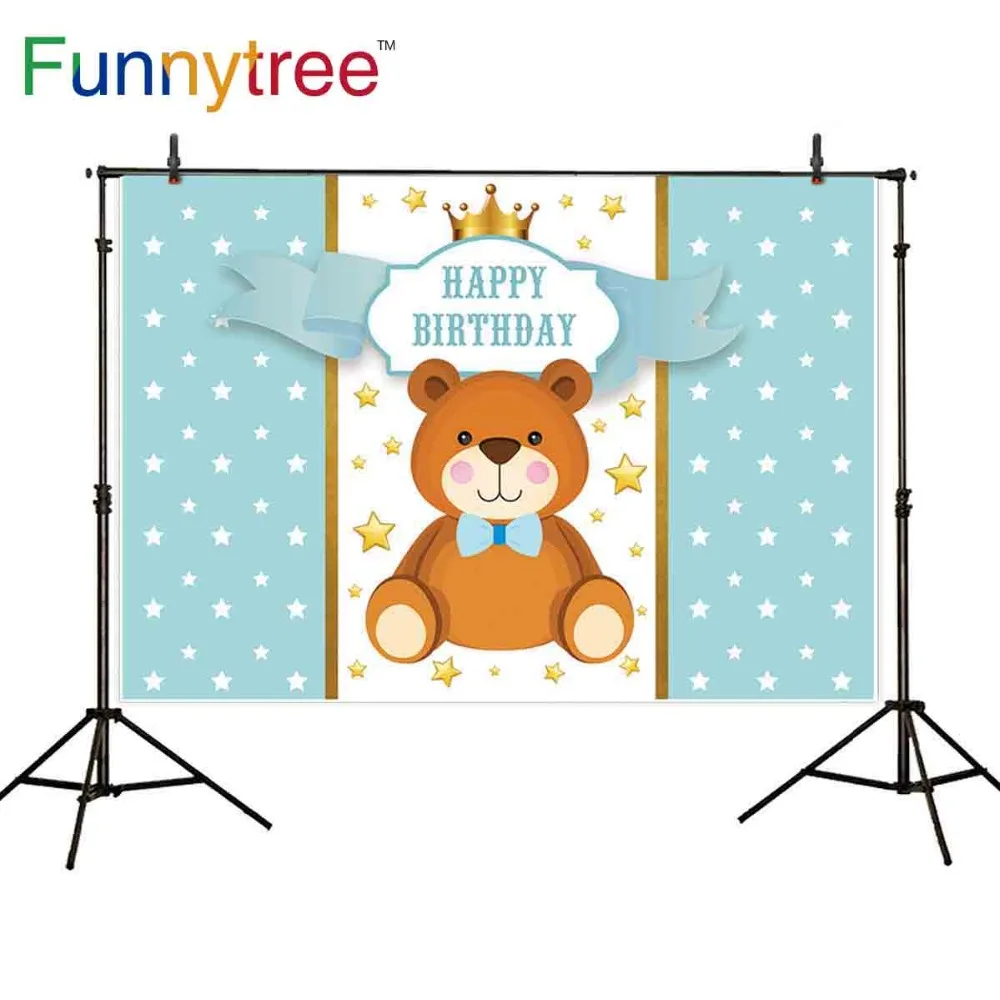 Фон Funnytree для фотосъемки с изображением медведя звезд короны для детей мальчиков голубой фон фотобудка для фотосессии
Фон Funnytree для фотосъемки с изображением медведя звезд короны для детей мальчиков голубой фон фотобудка для фотосессии