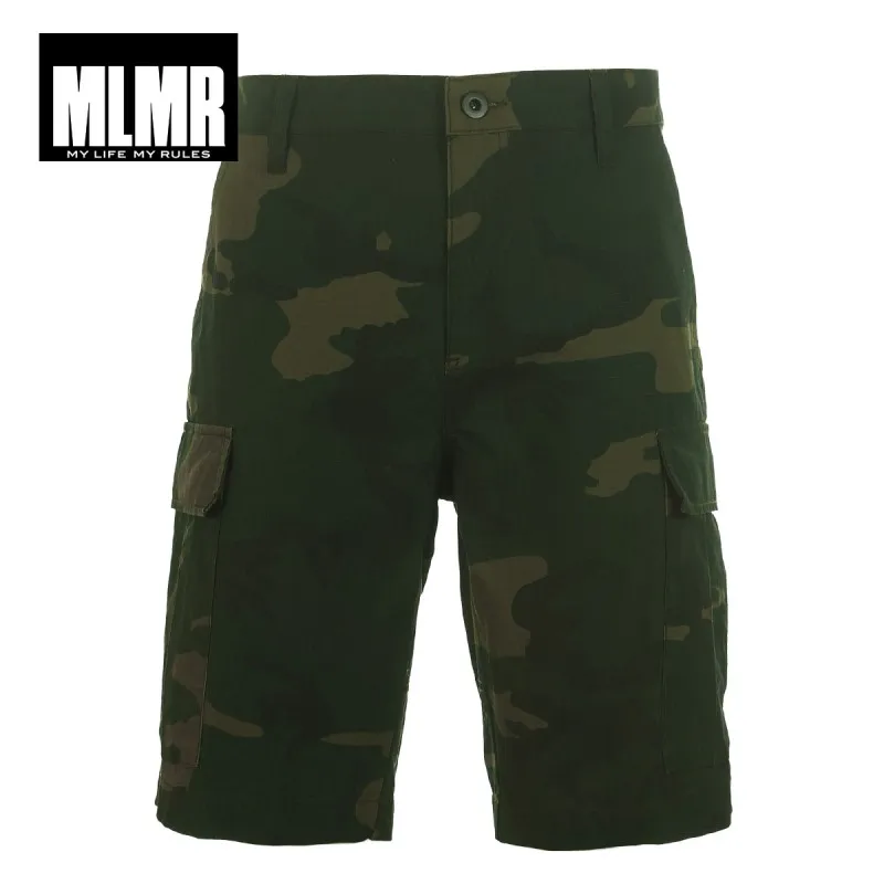 Мужские уличные камуфляжные шорты JackJones MLMR прямые до колена из 100% хлопка 219115516 |
