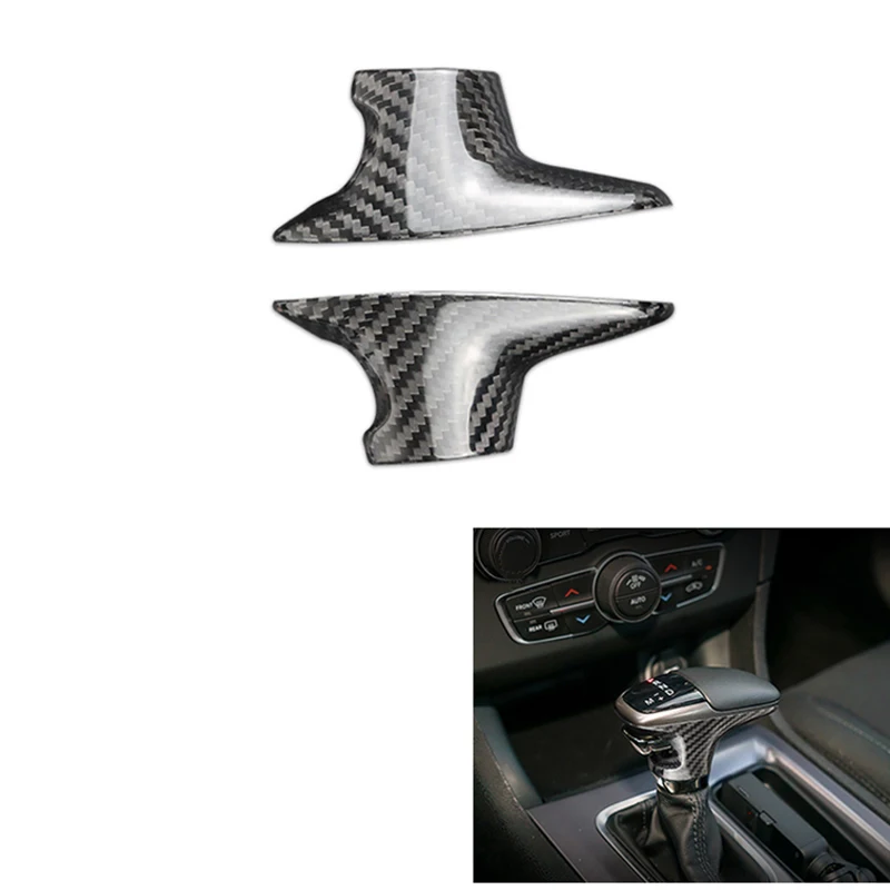 2Pcs/Set Carbon Fiber Gear Shift Knob Head Cover Trim for Dodge Challenger Charger 2015-2020 Car Accessories
2Pcs/Set Carbon Fiber Gear Shift Knob Head Cover Trim for Dodge Challenger Charger 2015-2020 Car Accessories