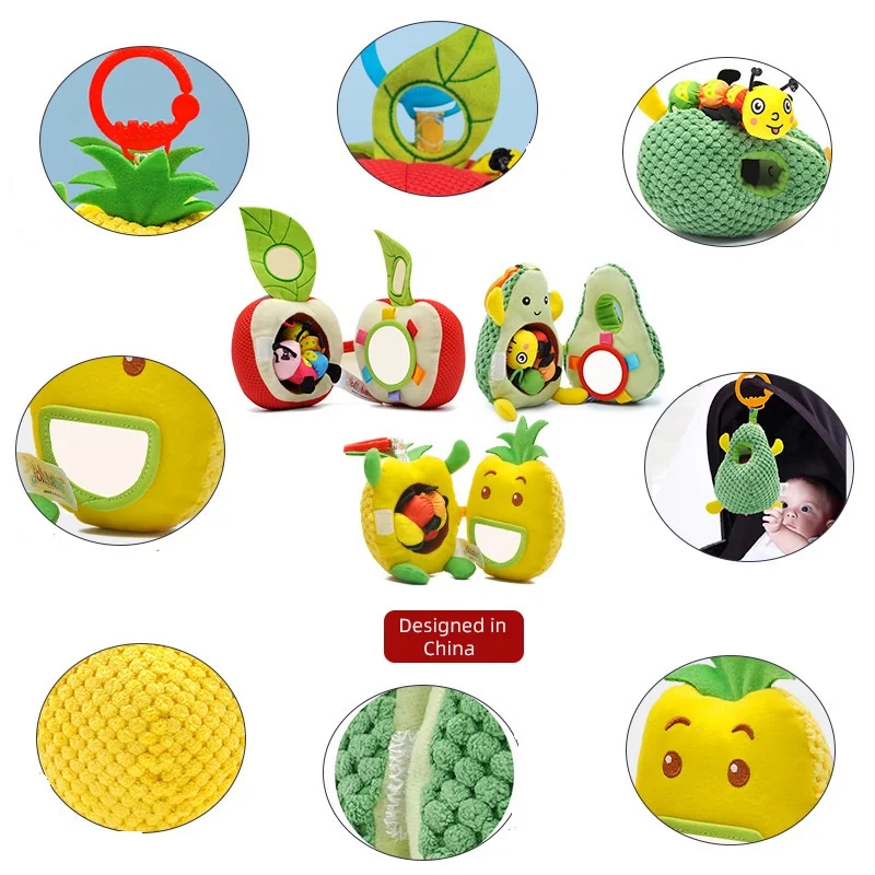 New Baby Stroller Toys Caterpillars eat fruit Hanging Stroller Plush Appease Doll finger Developmental Rattles Toy for Infant Cr
New Baby Stroller Toys Caterpillars eat fruit Hanging Stroller Plush Appease Doll finger Developmental Rattles Toy for Infant Cr