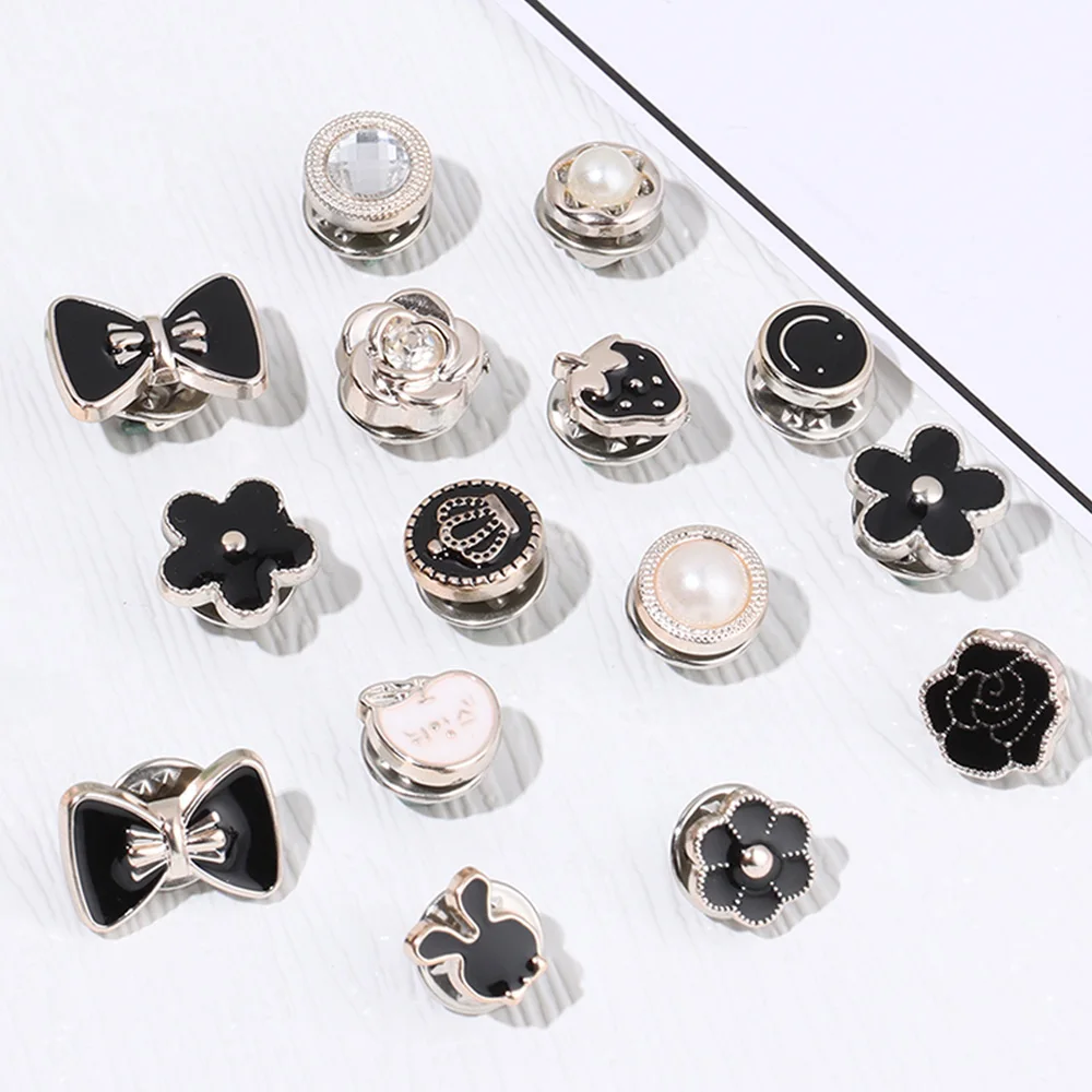 10PCS 38 Styles Detachable Pearl Button Brooch Buckle Sewing-free Buttons Shirt Skirts Decoration Buttons Concealed Buttons Tool 
10PCS 38 Styles Detachable Pearl Button Brooch Buckle Sewing-free Buttons Shirt Skirts Decoration Buttons Concealed Buttons Tool