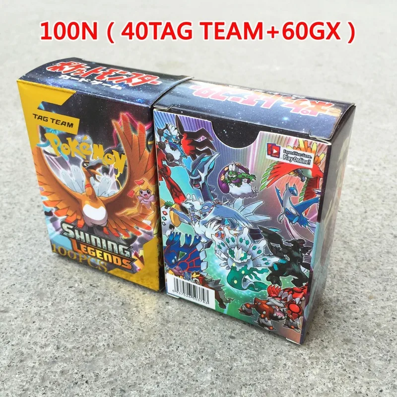 Pokemon английская версия 100 моделей флеш карт N модели коллекционных боевых TGA PTCG