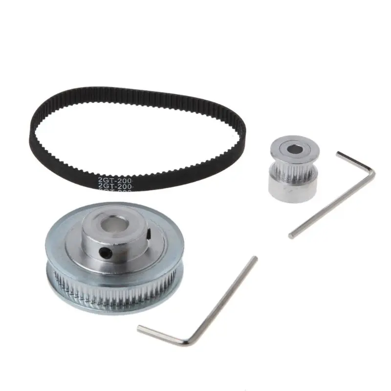 1 Set GT2 Timing Belt Closed-loop 200mm Pulley 20 Teeth and 60 Teeth Reduction 3:1 for 3D Printer Accessories
1 Set GT2 Timing Belt Closed-loop 200mm Pulley 20 Teeth and 60 Teeth Reduction 3:1 for 3D Printer Accessories