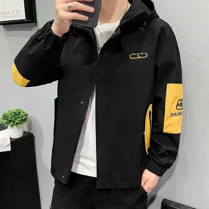 2021 New Fall Men's Coat Spring And Autumn Style With A Hat And Jacket Korean Fashion Jacket Casual Handsome Jacket Man
2021 New Fall Men's Coat Spring And Autumn Style With A Hat And Jacket Korean Fashion Jacket Casual Handsome Jacket Man